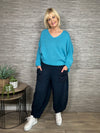 Amara Cocoon Joggers Navy