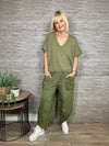 Amara Cocoon Joggers Khaki