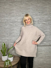 Brooke Ribbed Sweater Camel
