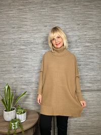 Brooke Ribbed Sweater Camel
