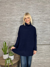 Brooke Ribbed Sweater Navy