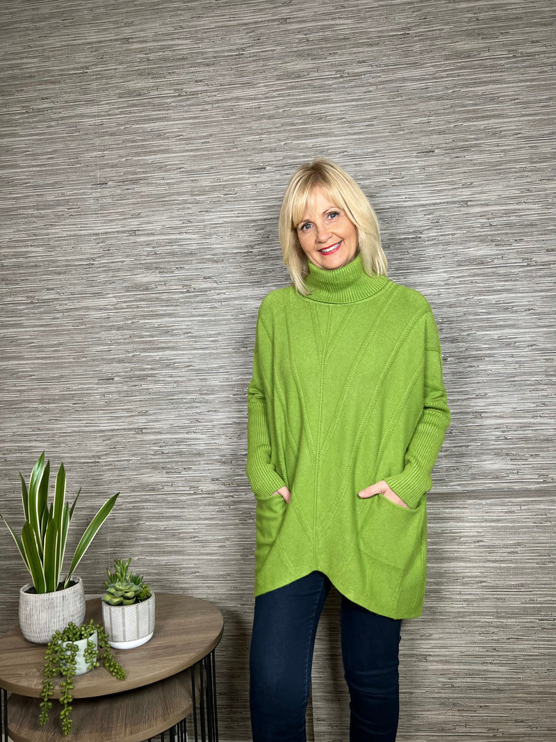 Lila Polo Neck Avocado