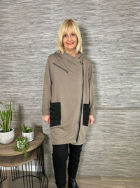 Riley Urban Hooded Jacket Khaki