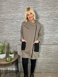 Riley Urban Hooded Jacket Khaki