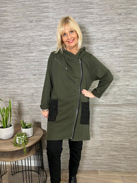 Riley Urban Hooded Jacket Khaki