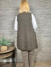 Maeve Boucle Gilet Black