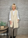 Maeve Boucle Gilet Black