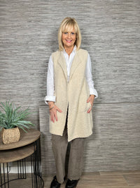 Maeve Boucle Gilet Black