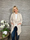 Hope Drawstring Jacket Stone