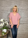 Mohair Crop Layering Sweater Blush