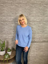 Jill Fine Knit Jumper Sky Blue