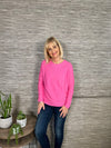 Jill Fine Knit Jumper Bubblegum Pink