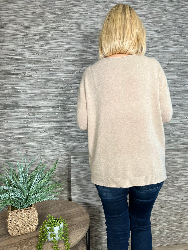 Cathy Star Sweater Turquoise
