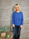 Jill Fine Knit Jumper Cornflower