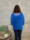 Sonya Crochet Top Cobalt
