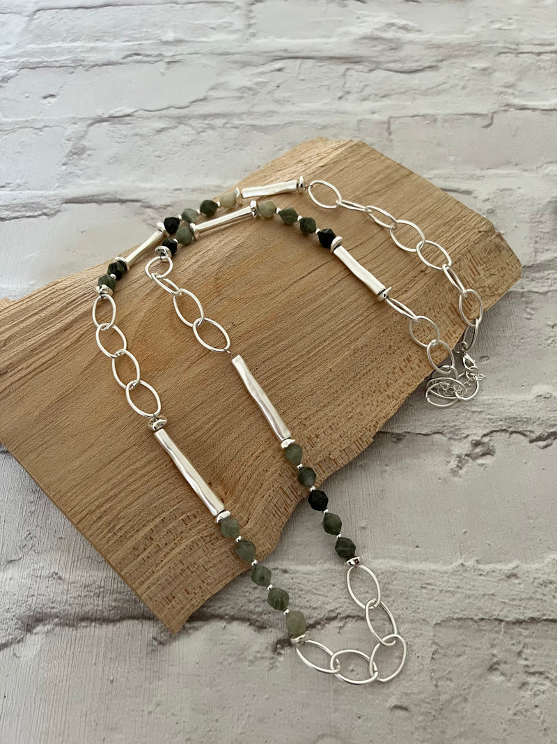 Bria Beaded Long Necklace