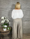 Constance Linen Trousers Grey