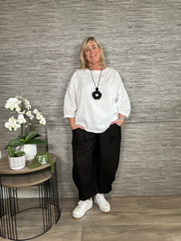 Abby Linen Trousers Stone