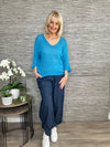Coco Sweater Turquoise Blue