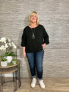 Cheri Box Top Black