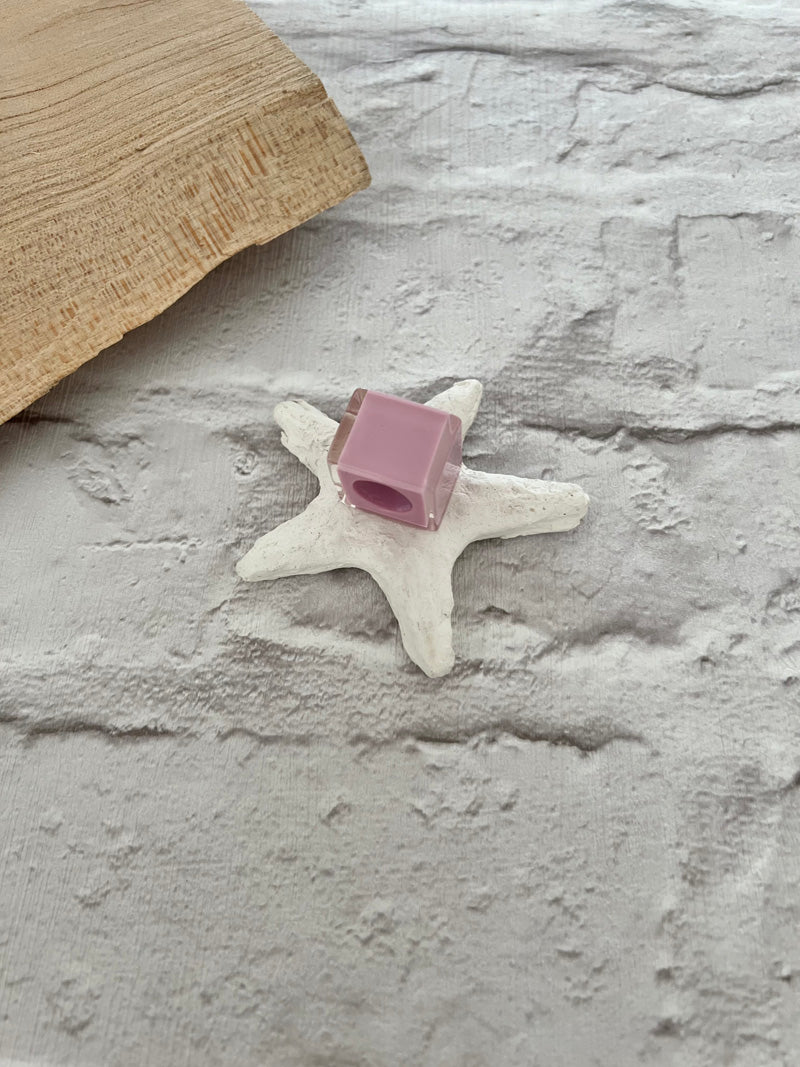 Calitaa Luxury Collection Cube Bead Dusky Pink