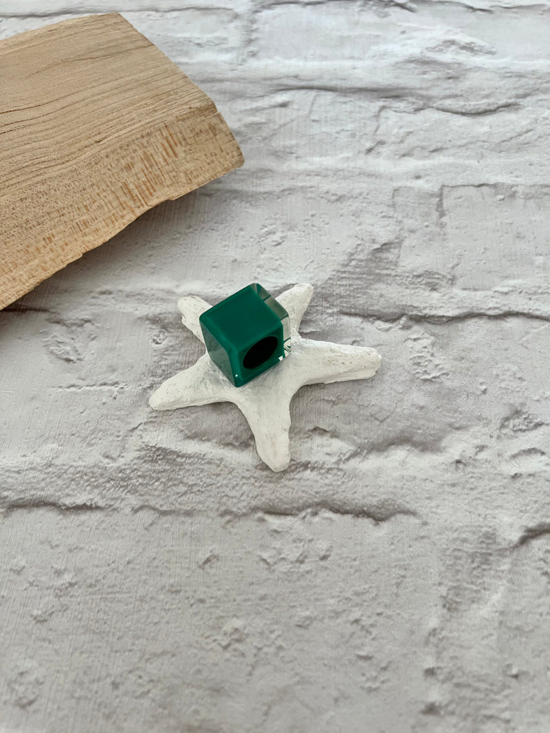 Calitaa Luxury Collection Cube Bead Jade