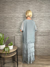 Sophia Silk Dress Stone