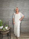Sophia Silk Dress Stone