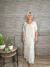 Sophia Silk Dress Stone