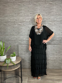 Sophia Silk Dress Black