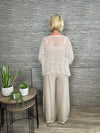 Ava Cotton Mix Trousers Stone