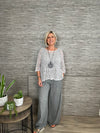 Ava Cotton Mix Trousers Grey 8-12