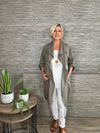Hope Waterfall Linen Jacket Denim