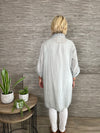 Hope Waterfall Linen Jacket Denim