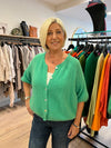Mohair Round Neck Cardigan Black