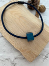 Calitaa Luxury Collection Cube Bead Teal