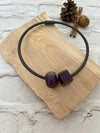 Calitaa Luxury Collection Cube Bead Aubergine