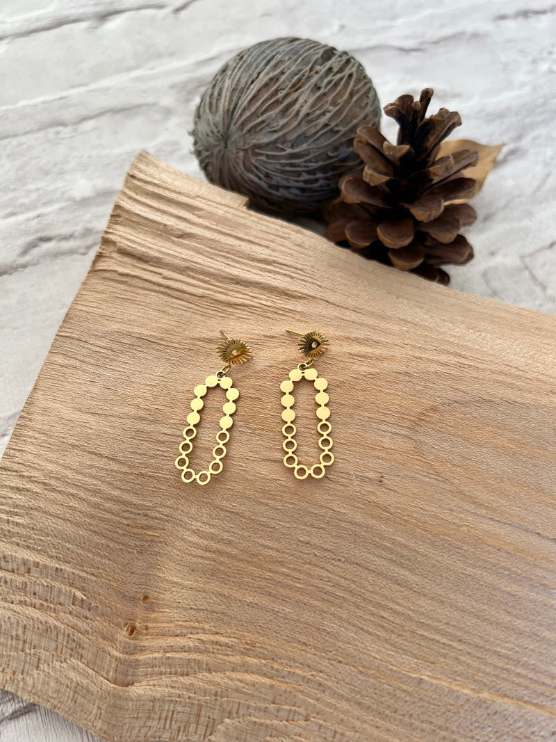 Lexie Drop Earrings Gold