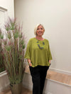 Savannah Crop Sweater Avocado