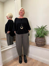 Emer Cocoon Trousers Navy