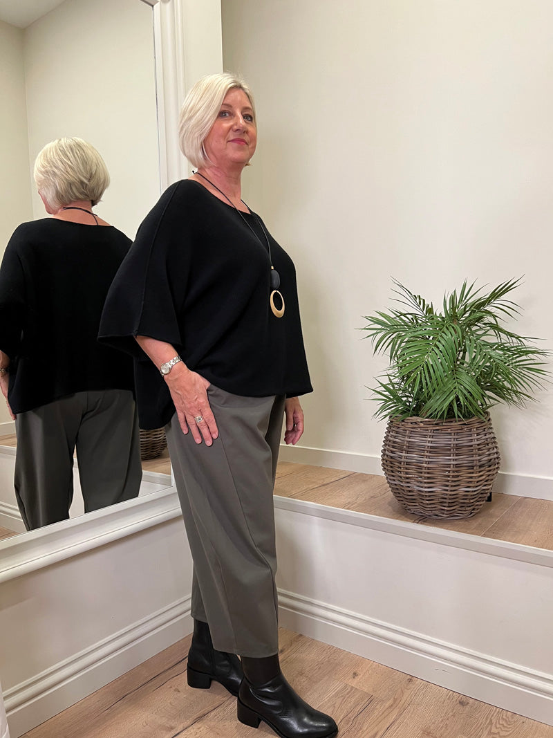 Emer Cocoon Trousers Khaki