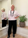 Savannah Crop Sweater Stone