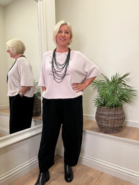 Savannah Crop Sweater Stone