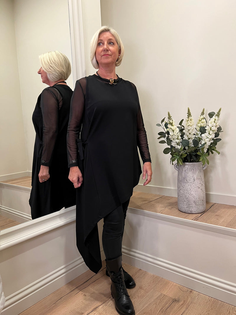 Lorena Side Tie Tunic Khaki