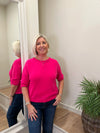 Alpaca Crop Sweater Stone