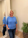 Alpaca Crop Sweater Grey