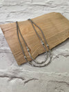 Trisha Beaded Necklace Grey/Silver