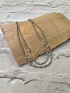Trisha Beaded Necklace Grey/Silver