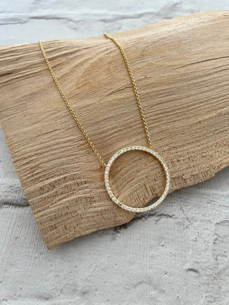 Amy Pendant Necklace Gold Plated