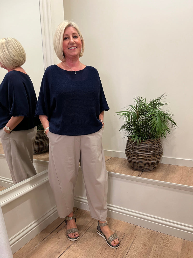 Emer Cocoon Trousers Taupe